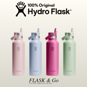 Hydro Flask Standard Mouth Flex Straw Cap 21 Oz | Tutup Anti Bocor + Straw Nyaman & Fleksibel