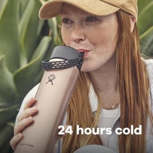 Lightweight Wide Flex Straw Cap 24 Oz