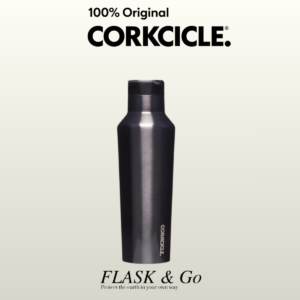 Corkcicle Metallic Sport Canteen Gunmetal 20 Oz